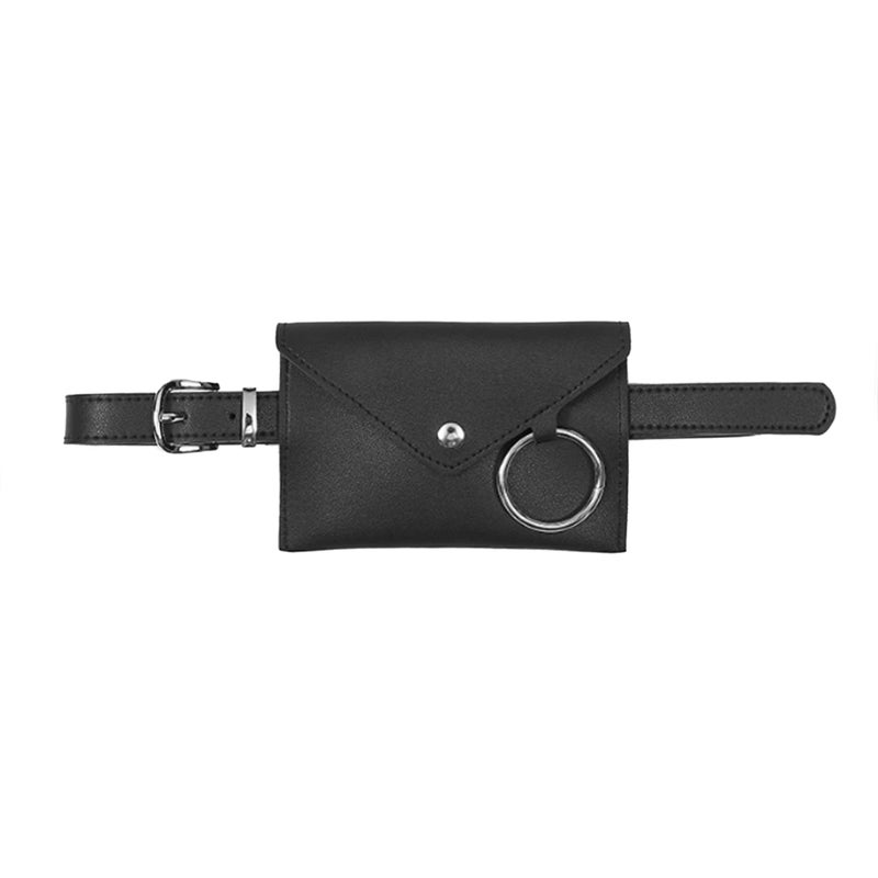 Lobagve Women Mini Envelope Flap PU Leather Waist Bag Clutch Cell Phone Purse Chest Bag - Image 1